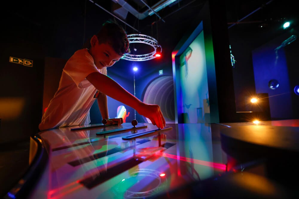 Manipulation Lumière trajectoire