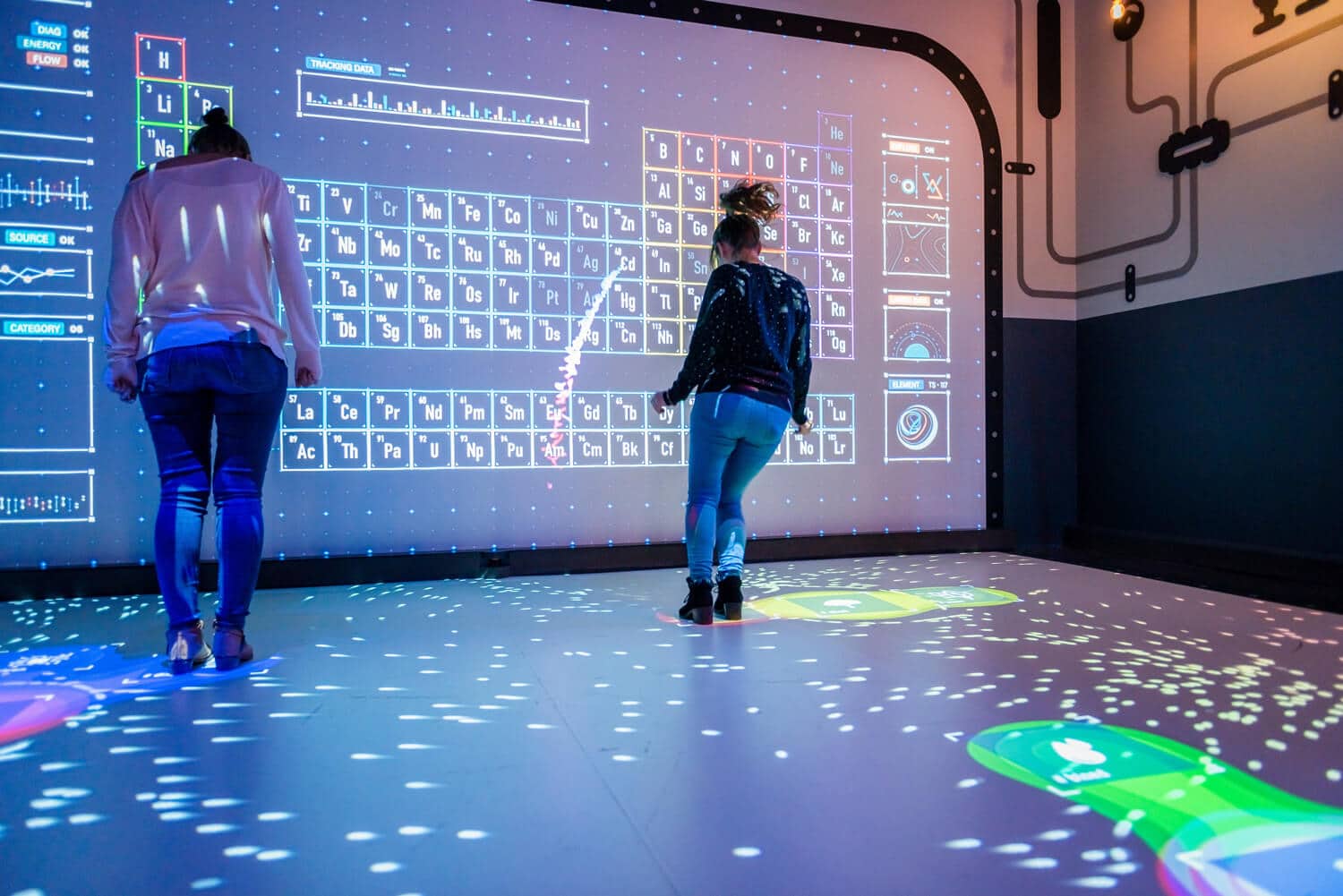 De Odyssee van de Elementen: springen op virtuele elementen