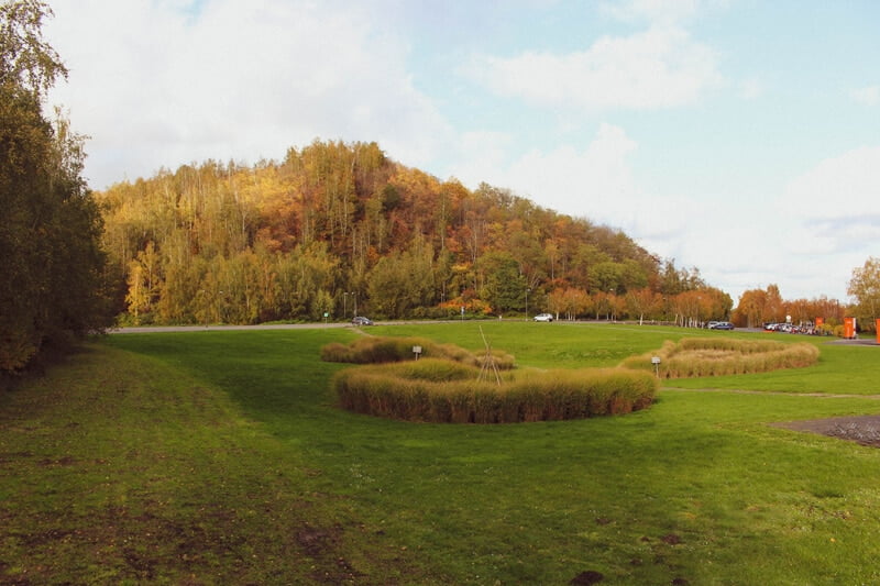 Vue du terril du SPARKOH! en automne