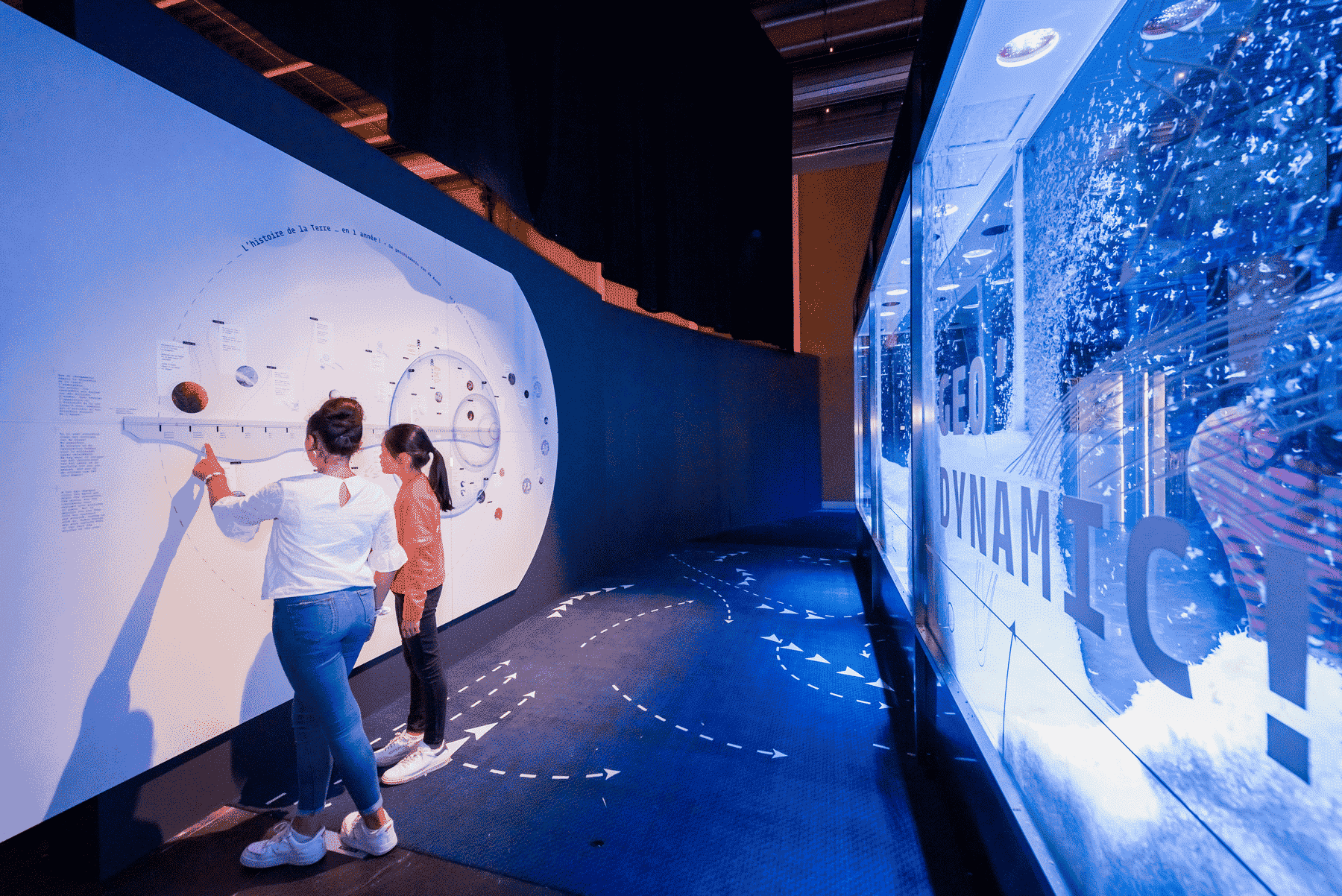 Expo Geo'Dynamic avec enfants