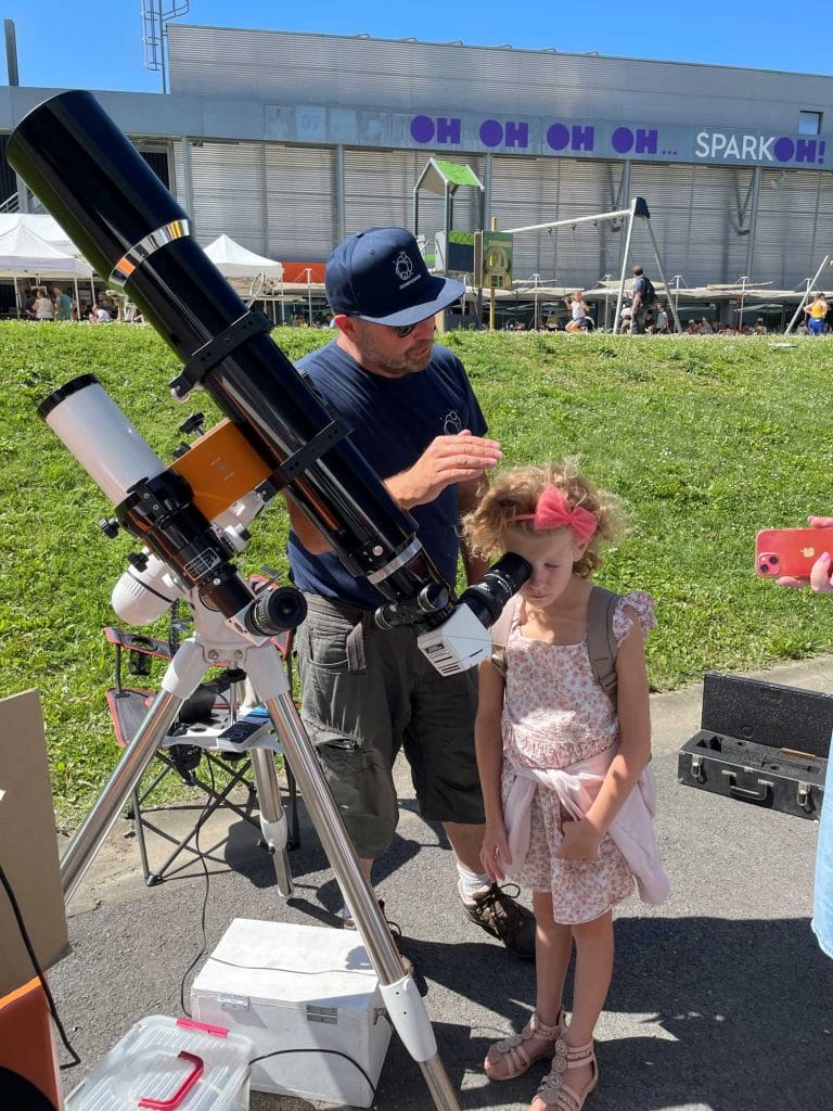 Activité Nuit des étoiles SPARKOH! village astronomique