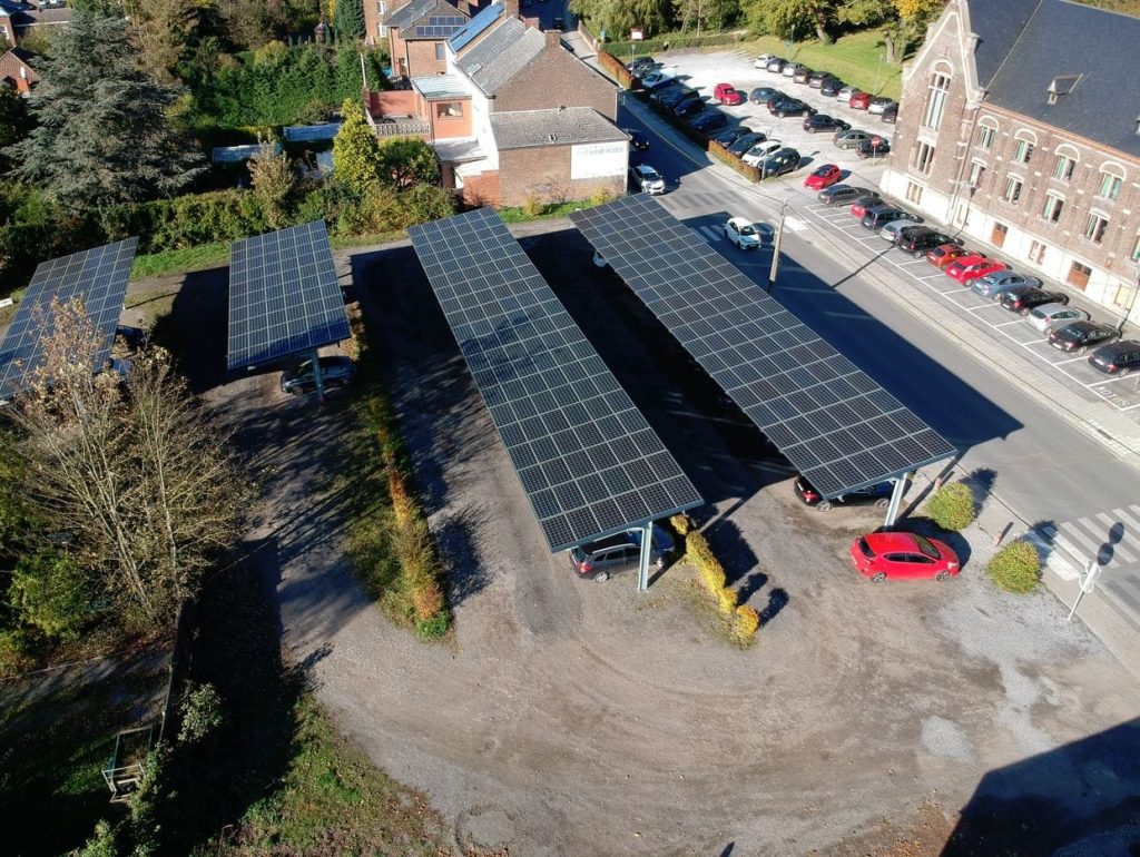 Ombrières solaires courcelles