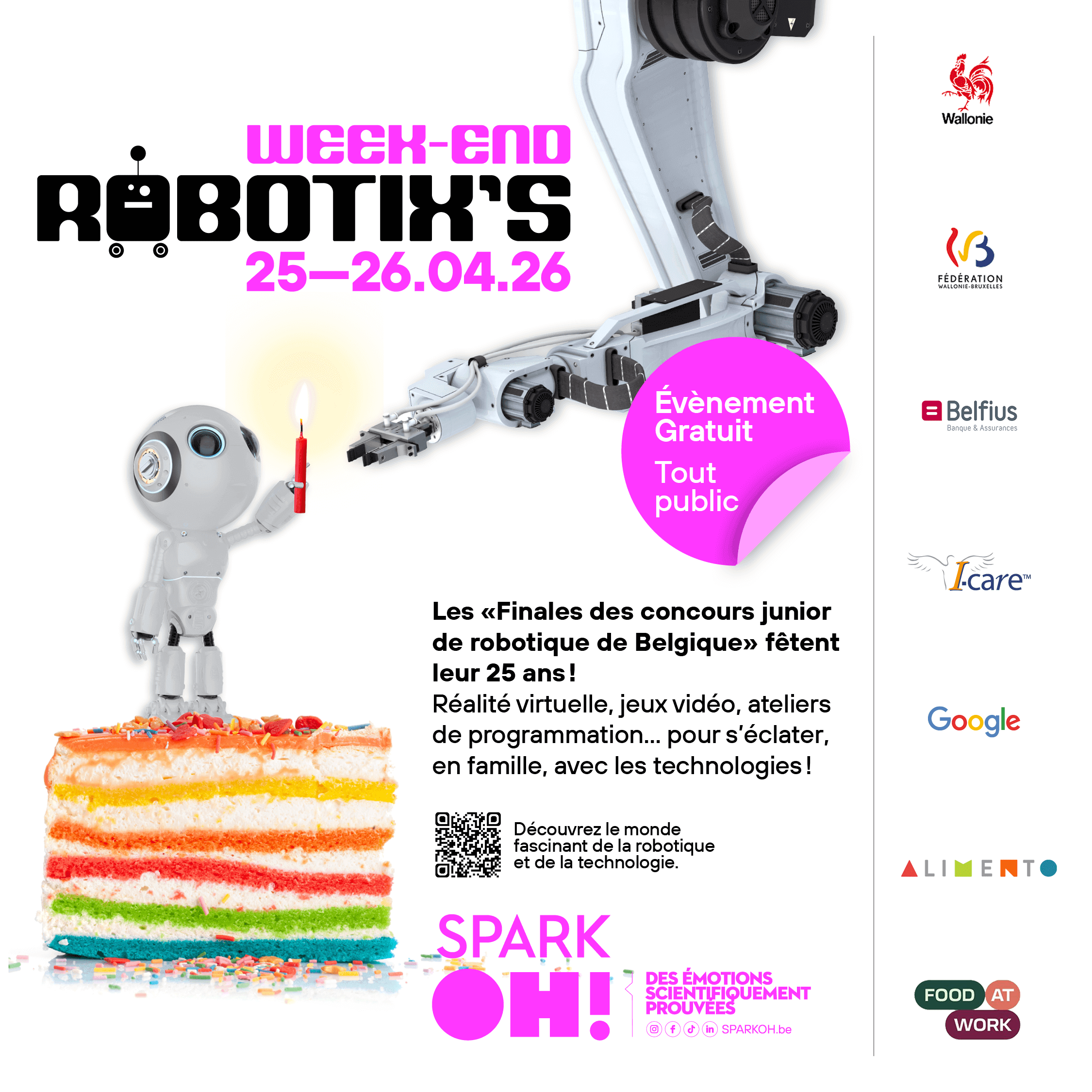 Visuel de l'événement Robotix's au SPARKOH! 2026