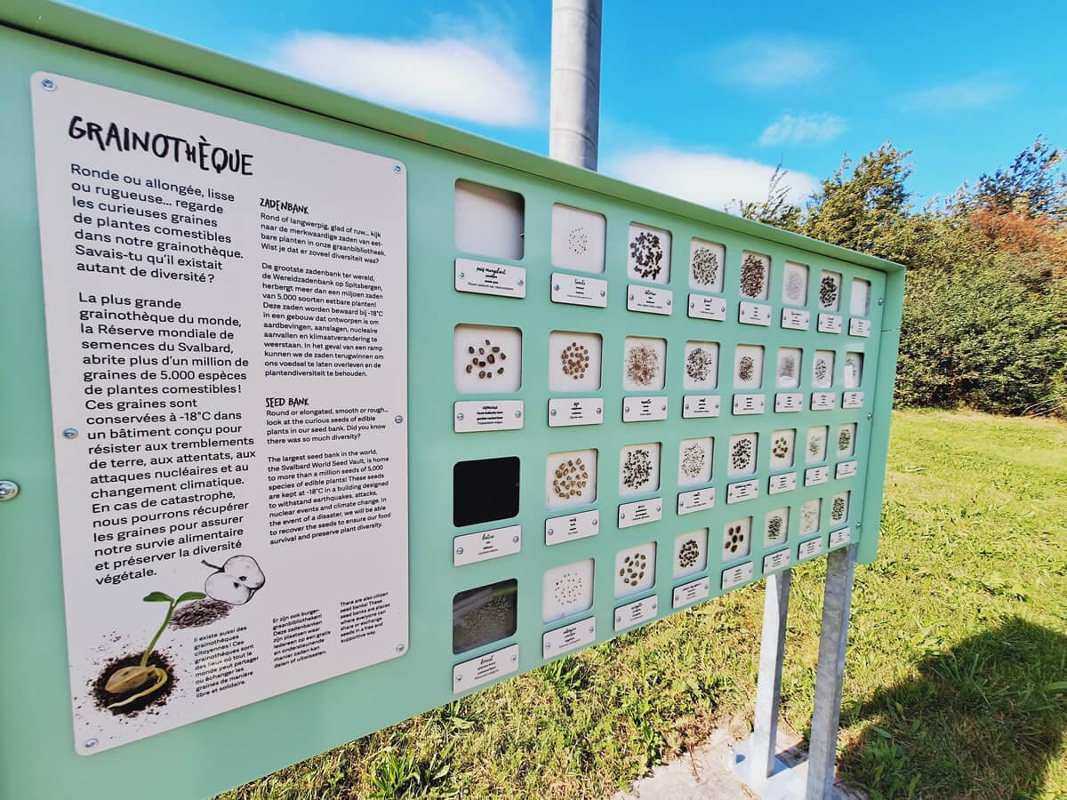Graintothèque dans le Jardin de la Biodiversité du SPARKOH!